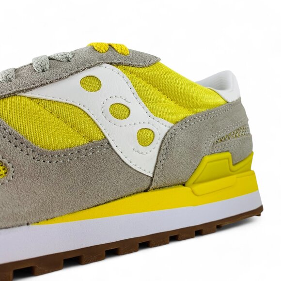 Saucony Shadow Original Men's Shoes Yellow Grey Athletic Sneakers S2108-882 - Picture 7 of 10